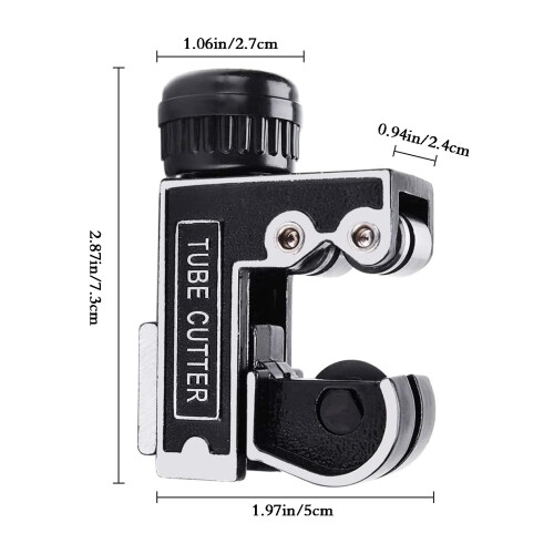 Professional Pipe Cutter for Copper Pipe, Adjustable 3-28mm Copper Pipe Cutters, Efficient and Precise Tool for Plumbing and HVAC 1