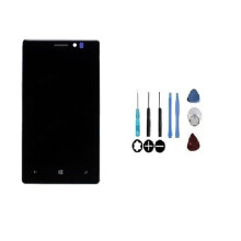 Schermo LCD e vetro touch - NOKIA - Lumia 925 - Nero - Assemblati - Senza telaio