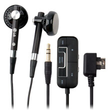 Handsfree - LG - KG800 - Zwart - Jack 3,5mm - Bedraad