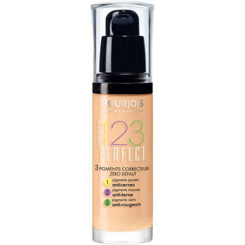 Bourjois Bourjois 123 Perfect Medium Coverage Liquid Foundation 54 Beige, 30ml 363542