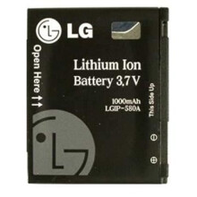 Batterij - LG - LGIP-580N - Li-Ion 1000 mAh - 3.7 V - Compatibel met GT400