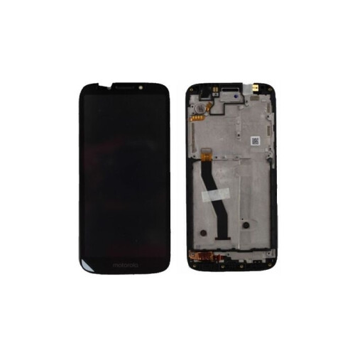 Motorola Tela LCD - Motorola - E5 Play - Preto - Montada em chassi - 5,5 polegadas