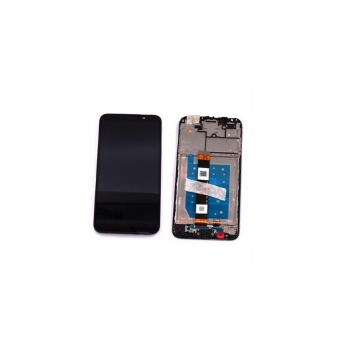 Motorola Écran LCD - Original - Motorola E6 Play - Noir - Assemblé sur châssis - Remplacement d'écran