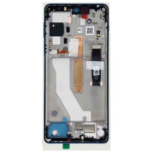 Pantalla LCD Montada - Motorola - Edge 20 Pro - Blanco - Reemplazo - Chasis Incluido