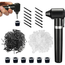 Tattoo Ink Mixer Machine 101Pcs Set, Unihuby Tattoo Pigment Mixer Machine with 50pcs Ink Mixing Sticks and 50pcs 11mm Ink Caps Cups Tattoos Pigment