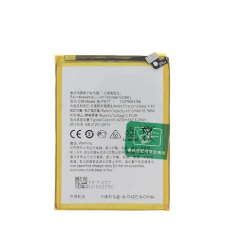 OPPO Batteria Originale BLP817 per Oppo A15 (CPH2185)