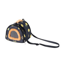 Portable Carriers for Guinea Pigs Carrying Bag-S black lemon