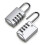 Combination Padlocks, 4 Digit Security Padlock, [2 Pack] Combination Lock for School Gym Suitcase Luggage 5