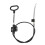2 Stück Relaxsessel-Kabelzuggriff-Entriegelungs-D-Ring-Kabel 1