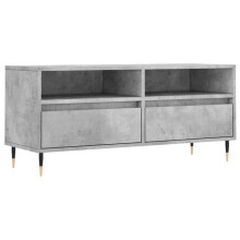 Mobile TV - HELLOSHOP26 - 100 x 34,5 x 44,5 cm - Marrone - 2 porte/2 cassetti - Pannelli di particelle