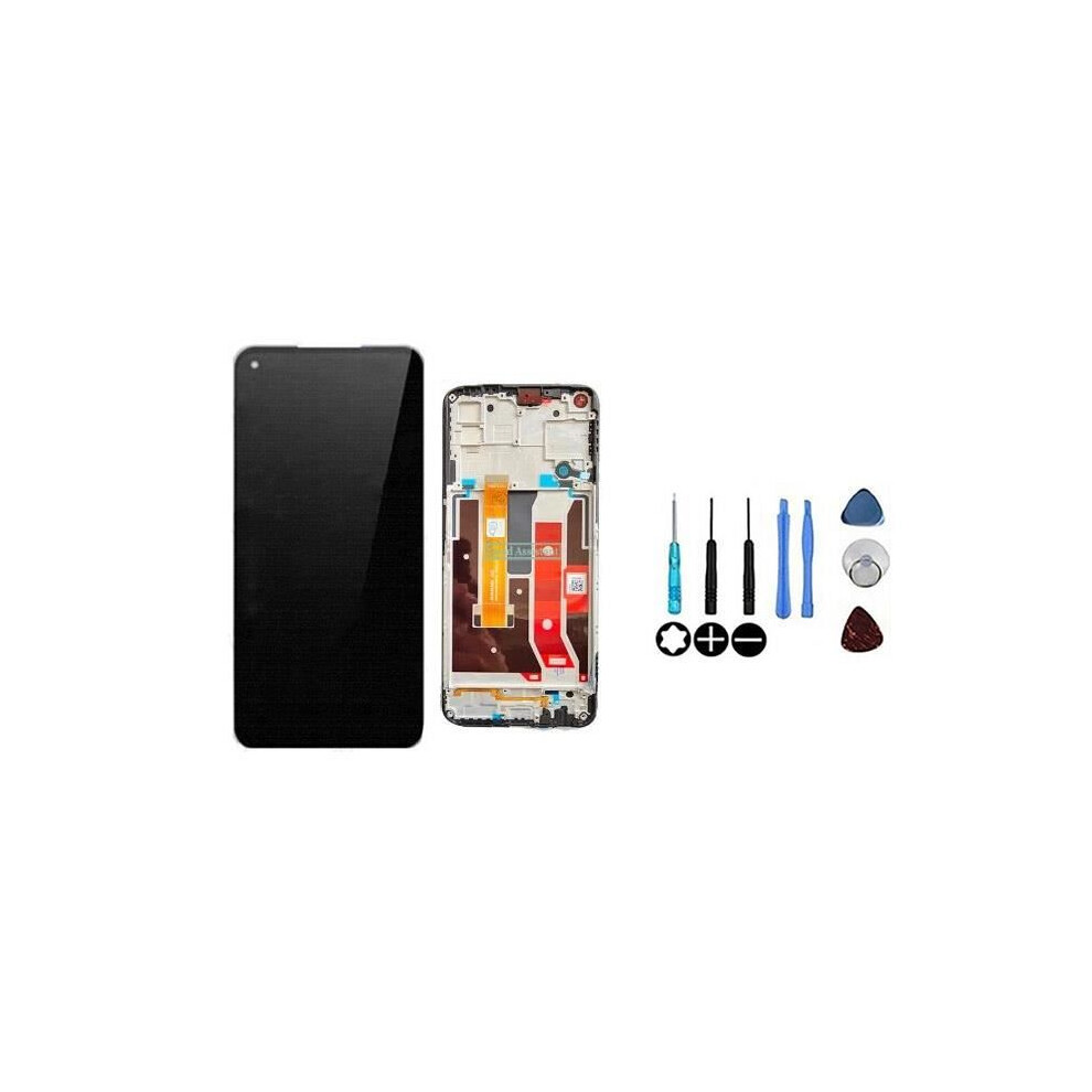 Lcd-Bildschirm & Touchscreen Schwarz Montiert Auf Rahmen Für A72 Oppo 3701344060367