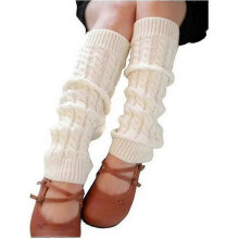 1 Pair Knit Winter Thermal Warm Leg Warmers-long Socks Boot Cuffs Topper Legging