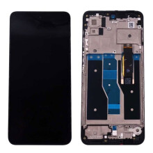 Tela LCD - Motorola - Moto G82 5G - Preto - Montada em chassi - 5,5 polegadas
