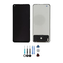 Vollbild TFT Schwarz auf Chassis für Oneplus Nord 2T 5G