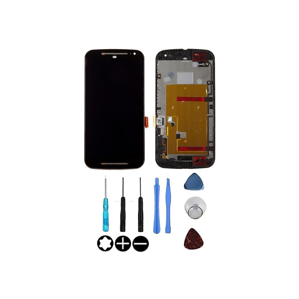 Lcd-Bildschirm - Moto G - Schwarz - Auf Chassis Montiert - Ersatz Motorola 3701586829463