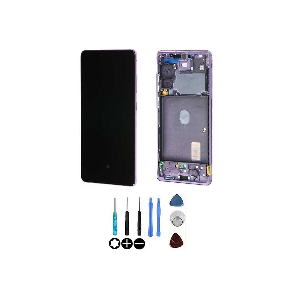 Lcd-Bildschirm - Galaxy S20 Fe 5G (G781b) - Touchscreen Montiert Auf Rahmen - Lila Samsung 3000000050163