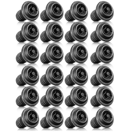 24 stuks hersluitbare wijnstoppers met vacuümpomp, herbruikbare wijnstoppers.