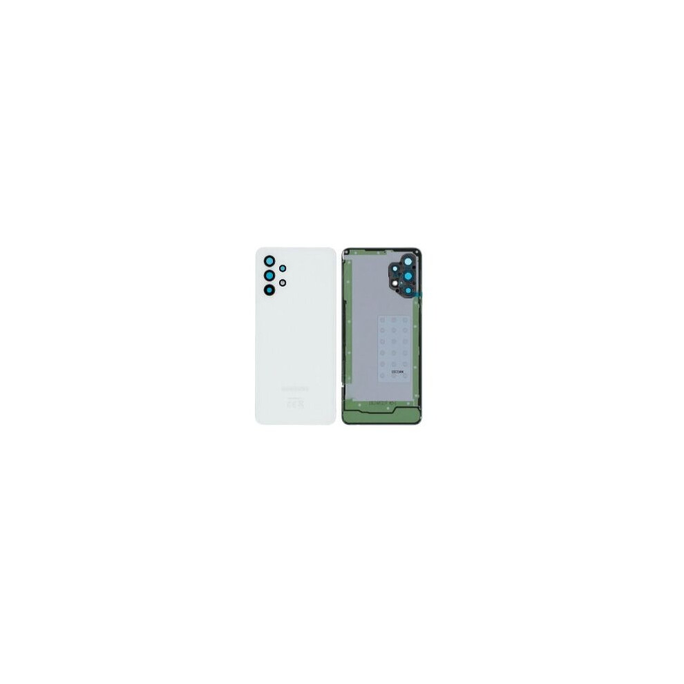 Batterie-Cache / Rückglas - Galaxy A32 4G (A325) - Awesome White - Weiß - Ersatzteil Samsung 3701364859064