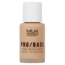 MUA Makeup Academy Pro/Base Full Coverage Long Wear Matte Finish Foundation, Shade #154, 30 ml - Vegan & Cruelty Free