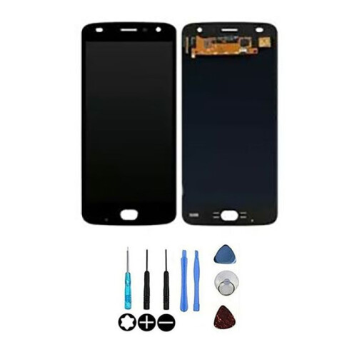 Motorola Tela LCD - Motorola - Moto Z2 PLAY XT1710 - Preto - 5,5 polegadas - Montada sem chassi