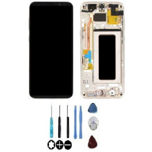 LCD-Bildschirm und Touchscreen - SAMSUNG - Galaxy S8+ (G955F) - Gold - Auf Rahmen montiert - Original