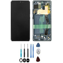 LCD-Bildschirm + Touchscreen - SAMSUNG - Galaxy S10 Lite G770F - Schwarz - Auf Rahmen montiert - Original