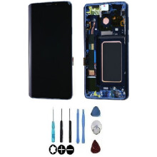 LCD-Bildschirm & Touchscreen - SAMSUNG - Galaxy S9+ G965F - Blau - Auf Rahmen montiert - Original