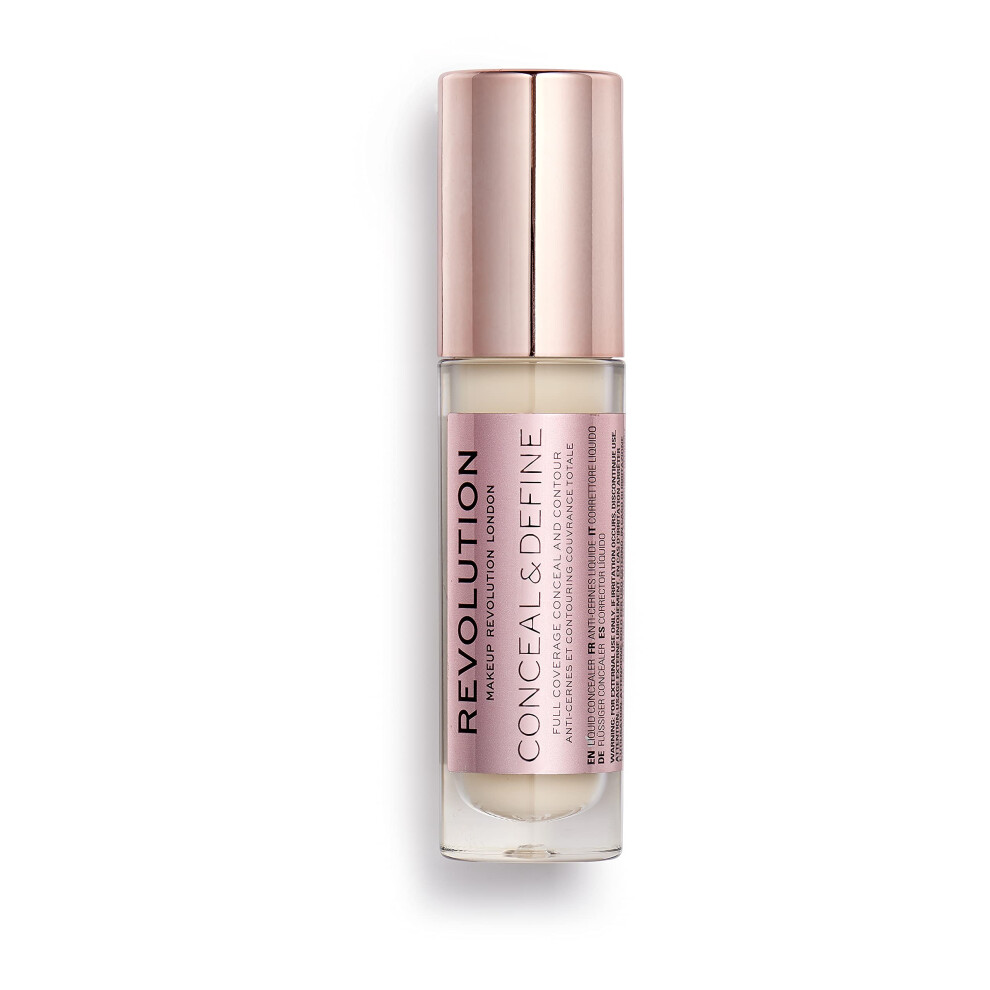 Revolution Conceal & Define Concealer, Lightweight, Long-Lasting, Full Coverage Face Makeup, C0.7, 4g - Image 4