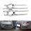 For- Q5 2009-2012 Abs Chrome Front Fog Light Lamp Grill Frame Panel Cover Bezel Auto Styling Garnis 1
