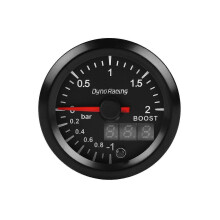 Ladedruckanzeige mit Doppelanzeige (2 Bar) und 52-mm-Ladedrucksensor (2 Zoll) für Pkw und Van