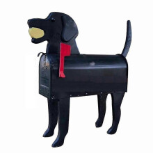 Gartenbriefkasten in Tierform, wetterfest, Hund- und Schweine-Briefkasten für Bauernhof, Hof, Terrasse, Außenbereich