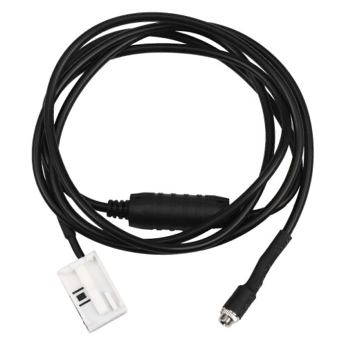 Car Aux Audio Cable Connector With Resistor 1.5m 12 Pin For E60 E61 E63 E64 E65 E66 E81 E82 E83 E87