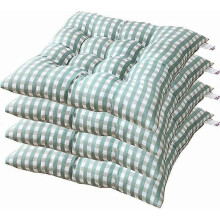 Chair Cushion 40x40 cm, Set of 4 Cushions (Green)