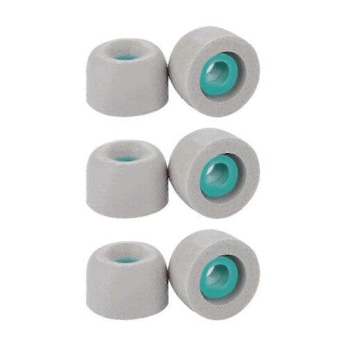 Cuscinetti auricolari in memory foam per cuffie Bluetooth Sony WF-1000XM4, colore grigio.