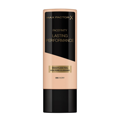 Max Factor Max Factor Lasting Performance Liquid Foundation, Ivory, Full Coverage, Flawless and Radiant Finish, Lightweight Formula, Smudge Resistant