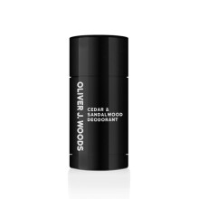 Deodorant Stick Cedar & Sandalwood by Oliver J. Woods - Long-Lasting, Skin-Conditioning Formula with Natural Deodorizing Agents