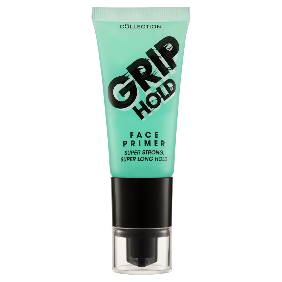 Collection Cosmetics Grip Hold Face Primer, Sticky And Strong, Infused With Hyaluronic Acid, Ensures Make Up Lasts 24 Hours, 28Ml