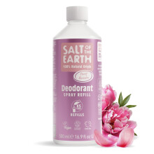 Salt of the Earth - Natural Deodorant Spray Refill - Peony Blossom - 100% Natural Origin Ingredients - Vegan - Suitable for Men, Women & Children