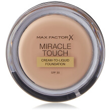 Max Factor Miracle Touch Foundation, New and Improved Formula, SPF 30 and Hyaluronic Acid, Vanilla