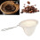 Beige Flannel Coffee Filter Bags with Stainless Handle 4