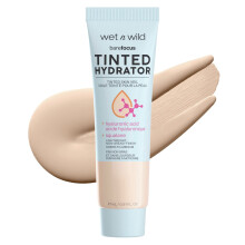 Wet n Wild Bare Focus Tinted Hydrator, Oil-Free Tinted Moisturizer with Hyaluronic Acid, Semi-Matte Sheer-to-Medium Coverage, Light Medium