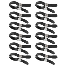 Family Safe Pool Cover Clip Strong Construction-12pcs set black