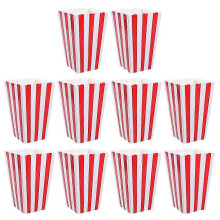 10 Pcs Popcorn Containers Popcorn Treat Bag Popcorn Holder Popcorn Boxes Popcorn Bowl Popcorn Tub