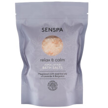 SenSpa Relax & Calm Himalayan Pink Bath Salts – Skin Softening Natural Muscle Relief – Aromatherapy Blend