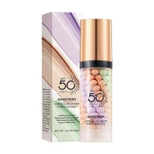 FANFALUV One Step Color Corrector Face Primer,Skin Perfecting Primer Makeup Isolation Cream To Even Complexion,Oil Control-Pore Minimizer Primer With