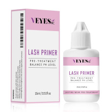 VEYES INC Lash Primer for Eyelash Extensions 15ml Easy to Removes Proteins and Oils Increase Adhesive Bonding Power