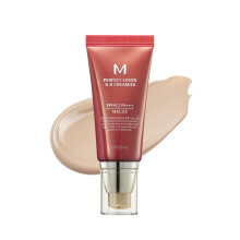 MISSHA M Perfect Cover BB Cream No.23 Natural Beige -Light/Medium with Cool/Neutral Undertone SPF 42 PA +++ 50 ml - Tinted Moisturizer with SPF