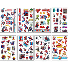 8 Sheet Spider Tattoos for Kids,Boys Avengers Spider Temporary Tattoos,Avenger Spider Stickers for Kids Childrens Tattoos Boys Spider Theme Party Bag
