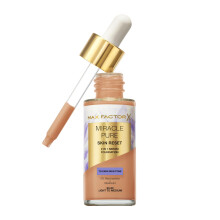Max Factor Miracle Pure Skin Reset Serum Foundation 60-80 Light to Medium, 2-in-1 Serum Formula, Healthy Looking Skin, Medium Coverage