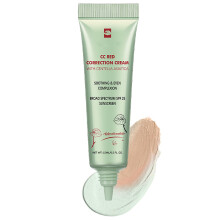 CC Red Correct with Centella Asiatica - Colour Correcting Foundation with Spf 25 - Anti-Redness Face,Lightweight CC Cream Tinted Moisturiser